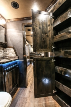 gunmetal linen trailer living quarters 08