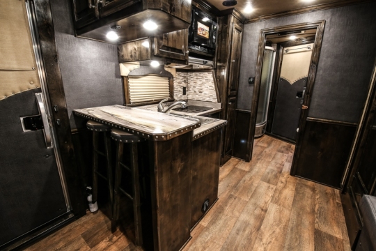 gunmetal linen trailer living quarters 02